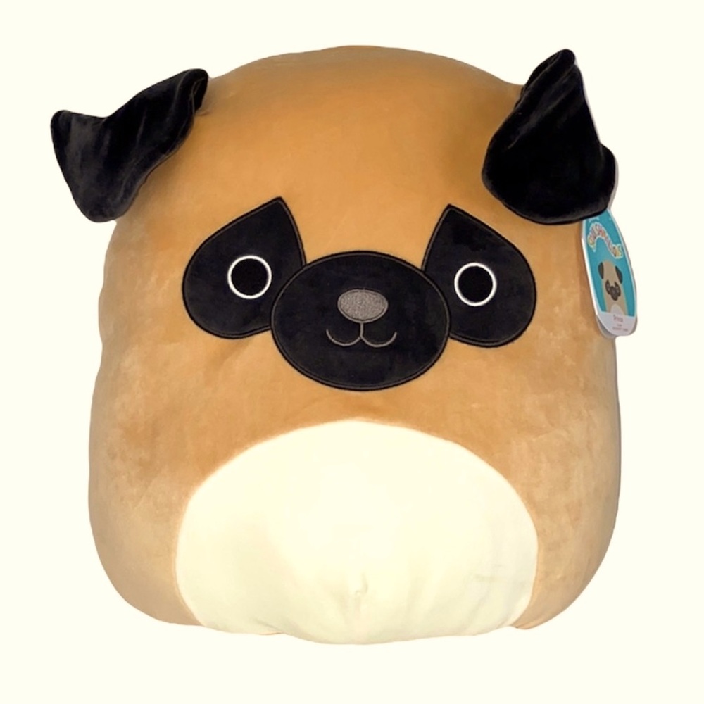 2018 NWT Squishmallow Prince Pug Dog